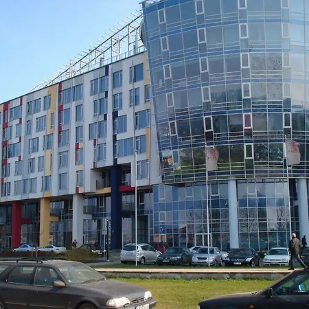 Old New Building With Parking Riga