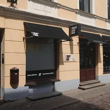 Old New Building With Parking Riga